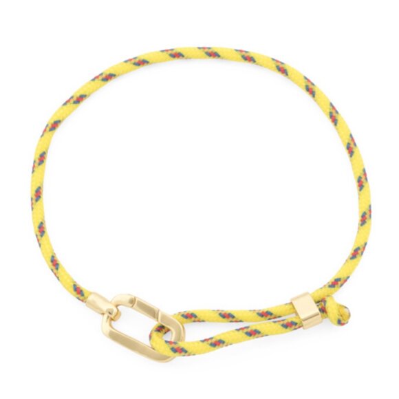 Gorjana Paracord Bracelet Yellow NWT msrp $60 - Picture 2 of 10